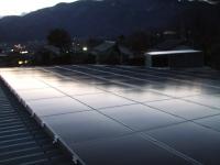 韮崎市　M様邸車庫　ソーラーフロンティア　13.920kw