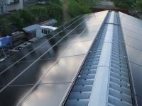 韮崎市　N様邸倉庫　ソーラーフロンティア　8.400kw